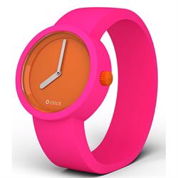 Image of O'Clock Neon pink med Orange ur